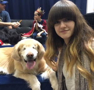 Jocelyn and Smiley The Blind Therapy Dog for Kids' Pet Club