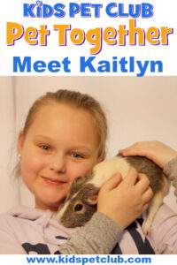 Meet Kaitlyn our Guinea Pig Ambassador