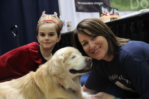 Smiley the Blind Therapy Dog and family